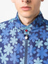 graphic-print bomber jacket